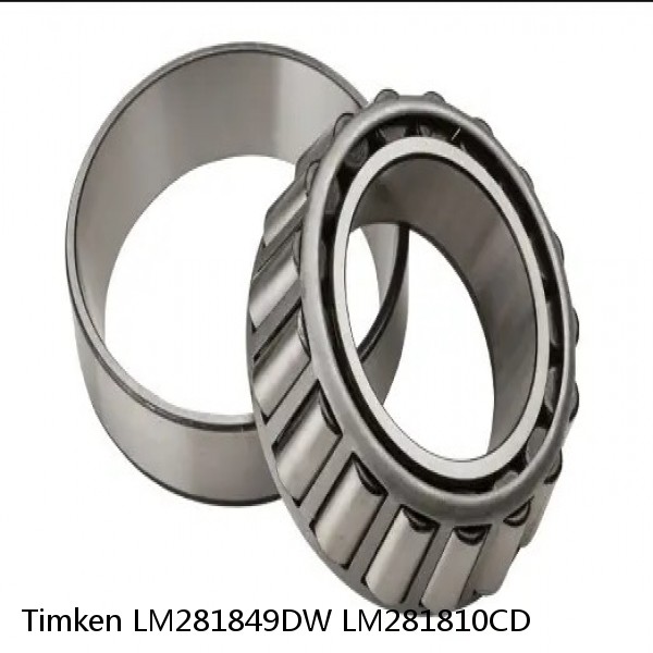 LM281849DW LM281810CD Timken Tapered Roller Bearing #1 small image