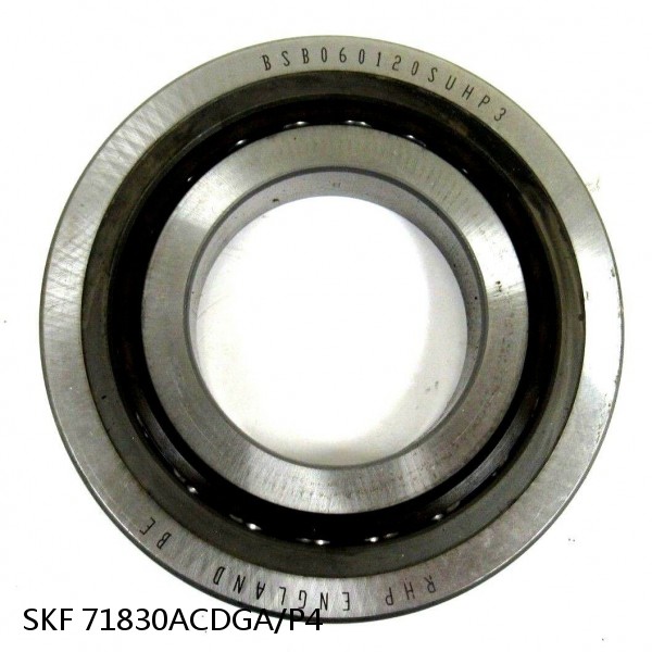 71830ACDGA/P4 SKF Super Precision,Super Precision Bearings,Super Precision Angular Contact,71800 Series,25 Degree Contact Angle #1 image